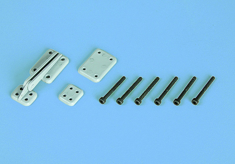 Arkai Ruderscharnier Vlies – 4 Stück, 17x10x0,3 Mm, Für Modellflugzeuge Bis 500 Mm Spannweite
