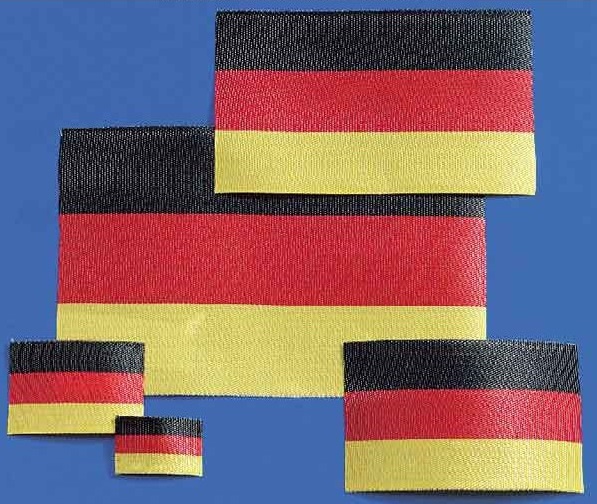 Flagge Deutschland 15x23 mm